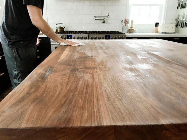 Подготовилельные работы перед пропиткой Hard Tung Oil