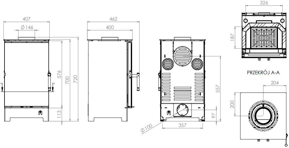 Печь Hitze LYNX S, 6,5 кВт