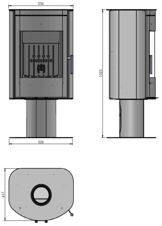 Печь Hitze REGO SF, 5,3 кВт