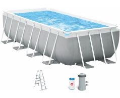 Каркасный бассейн Intex 26788 (400х200х100 см) с картриджным фильтром и лестницей