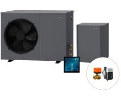 Инверторный тепловой насос для дома Aquajoy Comfort 10 (10 кВт), циркуляционный насос + трехходовой клапан