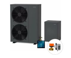 Инверторный тепловой насос для дома Aquajoy Comfort 18Т (18 кВт), циркуляционный насос + трехходовой клапан